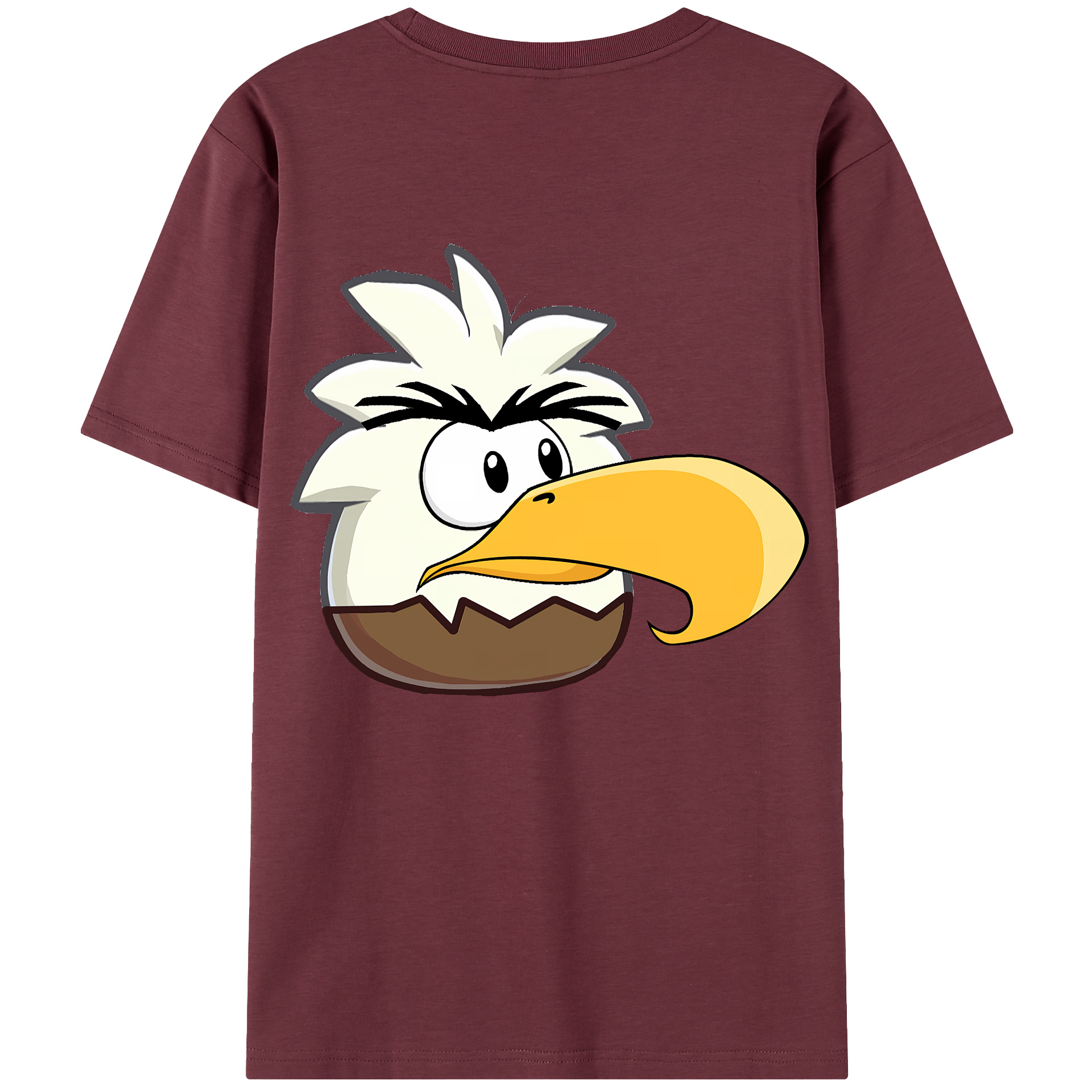 （画像用） Angry Birds アングリーバード 綿100％半袖Tシャツ（背面プリント）